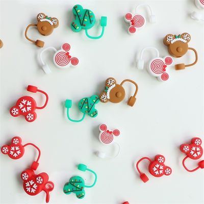 Nhà máy bán buôn và tùy chỉnh đầy đủ silicone Bpa miễn phí chất lượng thực phẩm silicone rơm Topper Mũi cho rơm uống