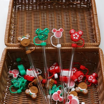 Nhà máy bán buôn và tùy chỉnh đầy đủ silicone Bpa miễn phí chất lượng thực phẩm silicone rơm Topper Mũi cho rơm uống