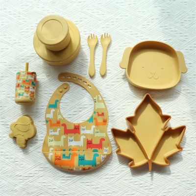Bảo vệ quần áo em bé của bạn silicone baby bib chống vết bẩn động vật in hình mẫu silicone bib