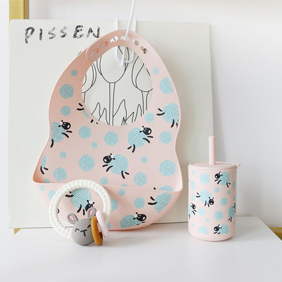 Silicone Baby Bib Không thấm nước và bẩn - Kháng bị lộn xộn - Thời gian ăn uống miễn phí
