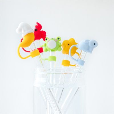 Full Silicone Straw Cover Trong Thiết kế 3D Cho Stanley Cup Tumblers 6-12mm Straw / Sippy