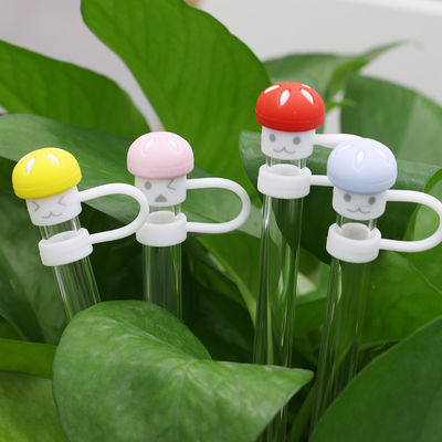 Thiết kế nấm nấm công cộng tùy chỉnh 10MM Straw Topper For Tumbler Cup Full Silicone Straw Cover Hats