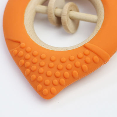 Nhà máy cà rốt Bé Bpa miễn phí bán buôn đồ chơi răng trẻ em silicone Bpa miễn phí hình dạng trẻ em Teether kích thước hoàn hảo cho bàn tay nhỏ