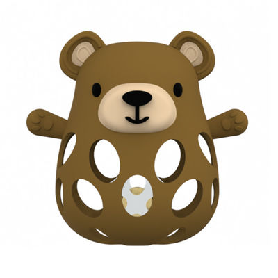Động vật Fox Và Gấu cấp y tế cứu trợ cho trẻ sơ sinh 0-6 tháng làm dịu đau răng silicone Teether cho trẻ sơ sinh với dễ nắm bắt