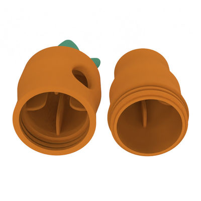 Nhà máy đồ chơi Dongguan Custom BPA miễn phí PVC miễn phí phthalate cao su mềm silicone thú cưng chó răng hình cà rốt đồ chơi silicon