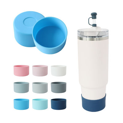 Silicone Bumper Bottle Sleeve for Quencher 40 oz 7.5cm Tumbler Boot Stanley Cup chai silicone dưới nắp