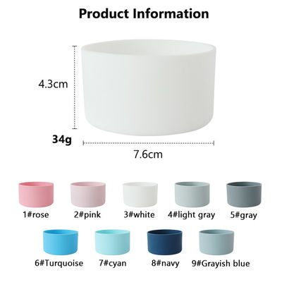 Silicone Bumper Bottle Sleeve for Quencher 40 oz 7.5cm Tumbler Boot Stanley Cup chai silicone dưới nắp