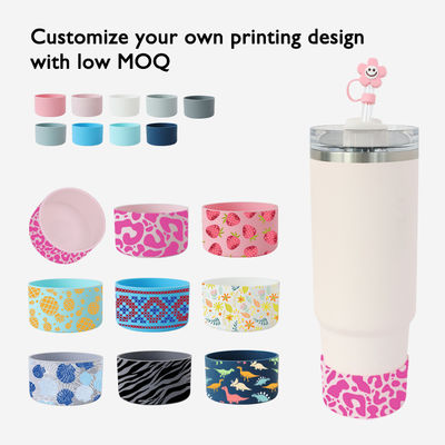 Chiếc giày bọc silicone Chiếc giày bọc nước cho Owala 7.5cm 40oz Chiếc giày chống trượt Chiếc giày bảo vệ tay áo đáy Chiếc giày bọc tay áo phụ kiện