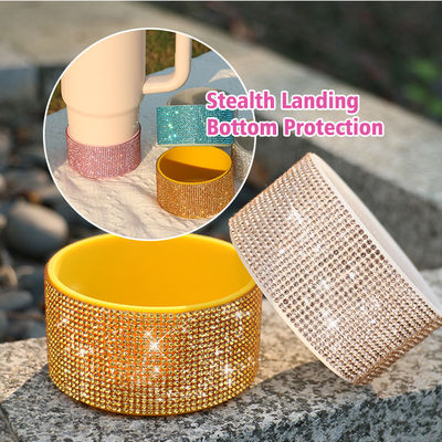 Chiếc giày glitter silicone cho 20-40oz Bottle Cover Bottom Sleeve Cover Bảo vệ giày giày được in