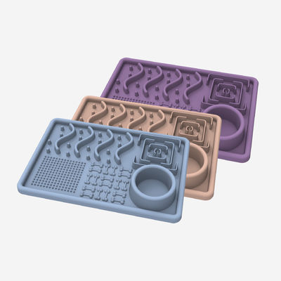 Không có BPA Không có mùi silicone vật nuôi bát vật nuôi đĩa chó vật liệu mềm silicone đĩa thức ăn cho chó bán