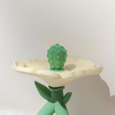 PAISEN Custom Flower Baby Feeding Teether Chew Toys Food Grade Baby Silicone Teether Đồ chơi Molar Baby Hand Teether
