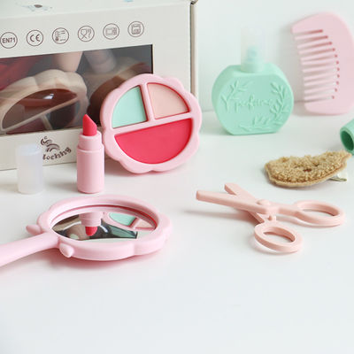 2024 người mới đến silicone trang điểm đồ chơi silicone miễn phí BPA trẻ em bé gái dụng cụ đồ chơi bộ với