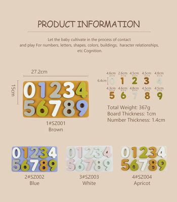 Thiết kế mới 3D Silicone Puzzle Jigsaw Đồ chơi cho trẻ sơ sinh Montessori Puzzle Cognitive Matching Board Games Đồ chơi giáo dục sớm