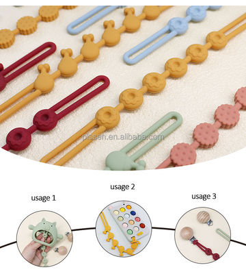 Vòng cổ Tiểu nhi Chuỗi hình nón hình nón cho bút bút bút silicone răng Focus Beads đồ chơi trẻ em