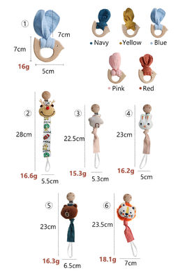 Vòng cổ Tiểu nhi Chuỗi hình nón hình nón cho bút bút bút silicone răng Focus Beads đồ chơi trẻ em