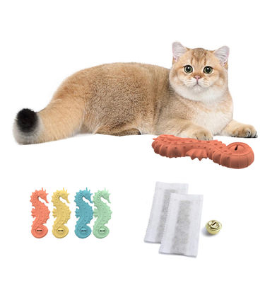 bán nóng BPA miễn phí silicone con chó ngựa biển câu đố đồ chơi trứng con chó ăn chậm cho chó thú cưng tương tác silicone PET nhai đồ chơi
