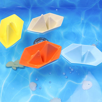 Mới đến BPA an toàn silicone bồn tắm thuyền đồ chơi dễ dàng để làm sạch trẻ em chơi đồ chơi bồn tắm giáo dục silicone bồn tắm cậu bé