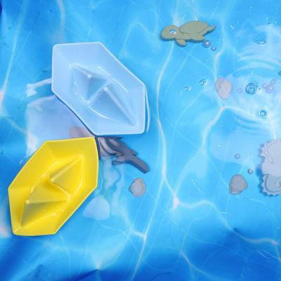 Mới đến BPA an toàn silicone bồn tắm thuyền đồ chơi dễ dàng để làm sạch trẻ em chơi đồ chơi bồn tắm giáo dục silicone bồn tắm cậu bé