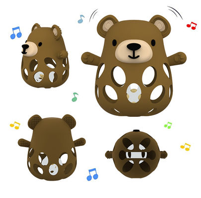 PAISEN Bear Teething Gloves Unisex Custom BPA-Free Newborn Gifts Cute Animal Shaped Silicone Teething Toys Mông trẻ em mềm
