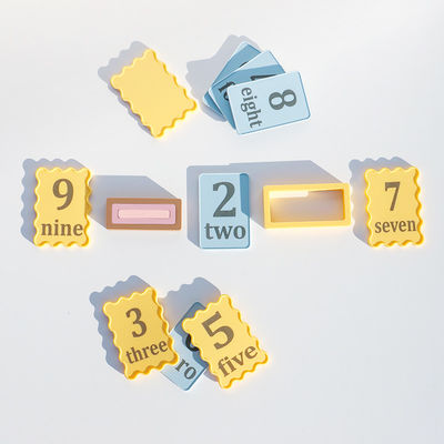 Custom OEM ODM đồ chơi silicone tùy chỉnh cho trẻ sơ sinh in số laser bảng nhỏ gói 10pcs cho trẻ em bộ đồ chơi giáo dục