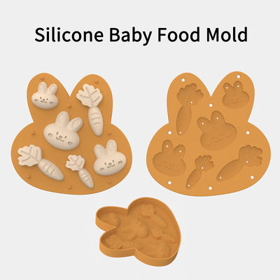 Silicone Baby Fruit Food Food khay khay đóng hộp Ice Cube Maker cho món ăn sữa mẹ tự làm.