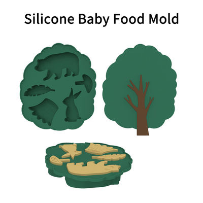 PAISEN Thang đông silicone với nắp Khả năng chứa thực phẩm hoàn hảo cho thực phẩm cho trẻ sơ sinh rau quả khô và sữa mẹ