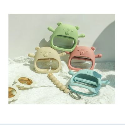 PAISEN Custom mềm răng đồ chơi răng găng tay trẻ sơ sinh BPA miễn phí trẻ em silicone răng găng tay cho trẻ sơ sinh