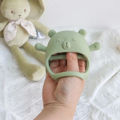 PAISEN Custom mềm răng đồ chơi răng găng tay trẻ sơ sinh BPA miễn phí trẻ em silicone răng găng tay cho trẻ sơ sinh
