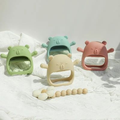 PAISEN Custom mềm răng đồ chơi răng găng tay trẻ sơ sinh BPA miễn phí trẻ em silicone răng găng tay cho trẻ sơ sinh