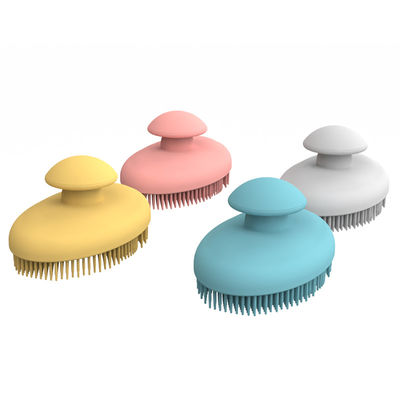 BSCI Nhà sản xuất silicone tùy chỉnh cao su mềm 100% bàn chải silicone đầy đủ cho bàn chải tắm chó mèo