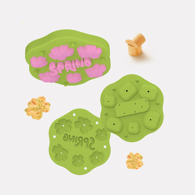 PAISEN Hoa mùa xuân silicone Trái cây cho trẻ em Thực phẩm cho con bú sữa mẹ Popsicle khuôn cho răng giải tỏa tủ lạnh Thang với nắp