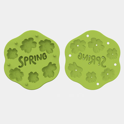 PAISEN Hoa mùa xuân silicone Trái cây cho trẻ em Thực phẩm cho con bú sữa mẹ Popsicle khuôn cho răng giải tỏa tủ lạnh Thang với nắp