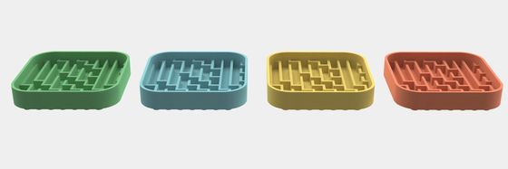 Hàng hóa bán buôn Thức ăn Thức ăn cao cấp Silicone Bowl Dog Pet Slow Feeder Bowl Chủ đề Giáng sinh Pet Food Bowl Pet Lick Mat