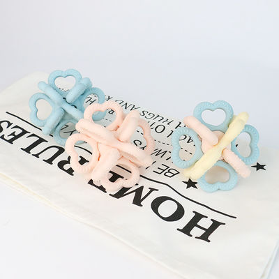 2025 New Custom Silicone Ring Soft 3D Kids Baby Rattle Toy BPA-Free Food Grade Teething Toys Shaking Soft Toys Teeth