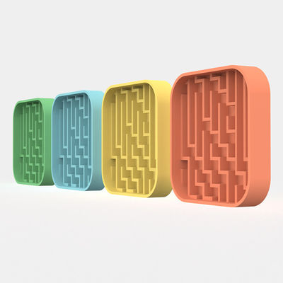Nhà sản xuất tùy chỉnh thú cưng silicone lick Mat thú cưng chó mèo Slow Feeder Dowl Mat chó thực phẩm gấp Bowl Slow Feeder Dowl