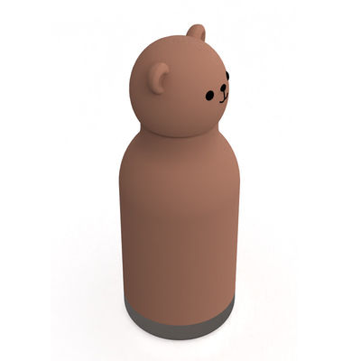 Bear Design Original Custom Food Grade Silicone 304 Stainless Steel Trẻ em trở lại trường Sinh nhật Đồ uống Trẻ em Đồ huấn luyện