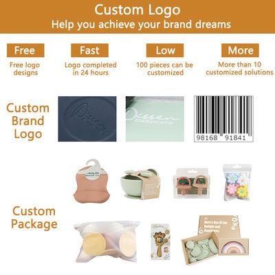 Chất chứa bữa ăn trưa salad silicone loại thực phẩm có thể sử dụng lại không có BPA Không có vi sóng Chức năng chống trượt an toàn 0-1L Capacity