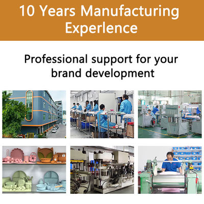 Chất chứa bữa ăn trưa salad silicone loại thực phẩm có thể sử dụng lại không có BPA Không có vi sóng Chức năng chống trượt an toàn 0-1L Capacity