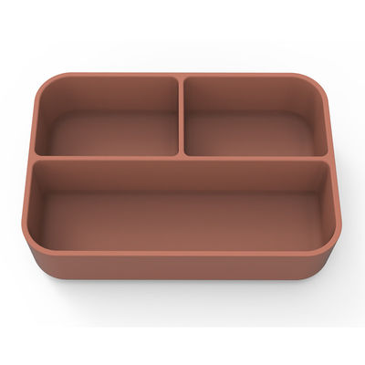 Chất chứa bữa ăn trưa salad silicone loại thực phẩm có thể sử dụng lại không có BPA Không có vi sóng Chức năng chống trượt an toàn 0-1L Capacity