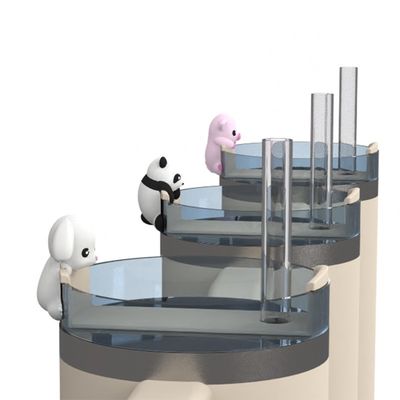 Thiết bị cho quầy bar Đồ vẽ hoạt hình dễ thương Panda Thỏ Thỏ Lợn Thiết kế BPA Không có chất lượng thực phẩm Silicone Aceesoreis cho chai Tumblers