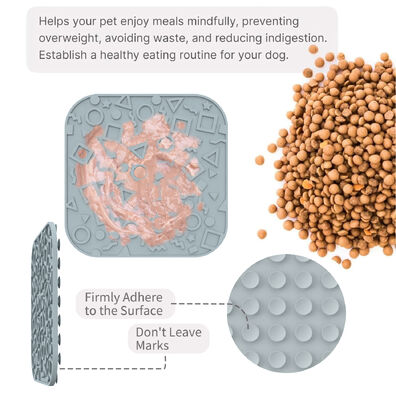 Thảm liếm cho chó bằng silicone cao cấp có giác hút – Không chứa BPA, dễ dàng vệ sinh, cho thú cưng ăn chậm tốt cho sức khỏe