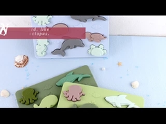 Xếp hình hình dạng silicone Montessori tùy chỉnh cho trẻ mẫu giáo