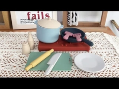 2023 Đồ chơi silicon trẻ em không chứa BPA mới không độc hại cho nhà chơi nấu ăn trong nhà bếp