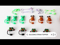 Full Silicone Straw Cover Trong Thiết kế 3D Cho Stanley Cup Tumblers 6-12mm Straw / Sippy